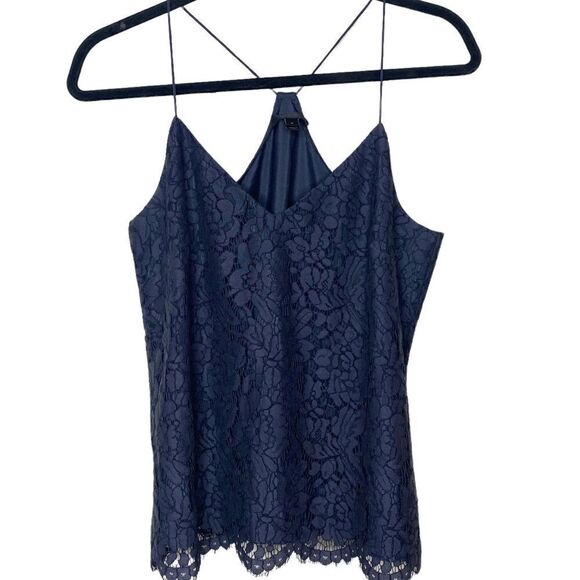 J. Crew Carrie Cami- Charcoal Grey Lace - Picture 4 of 10
